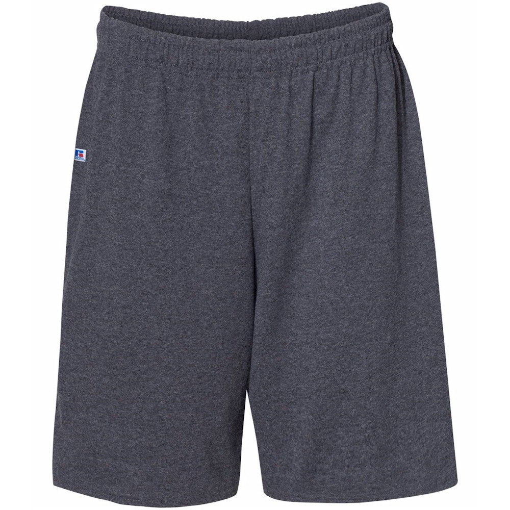 Russell Ath Cotton Jersey Shorts w/ Pockets